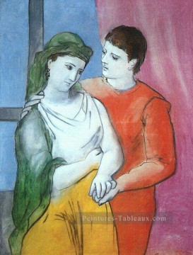 Les Amoureux 1923 cubiste Pablo Picasso Peinture à l'huile